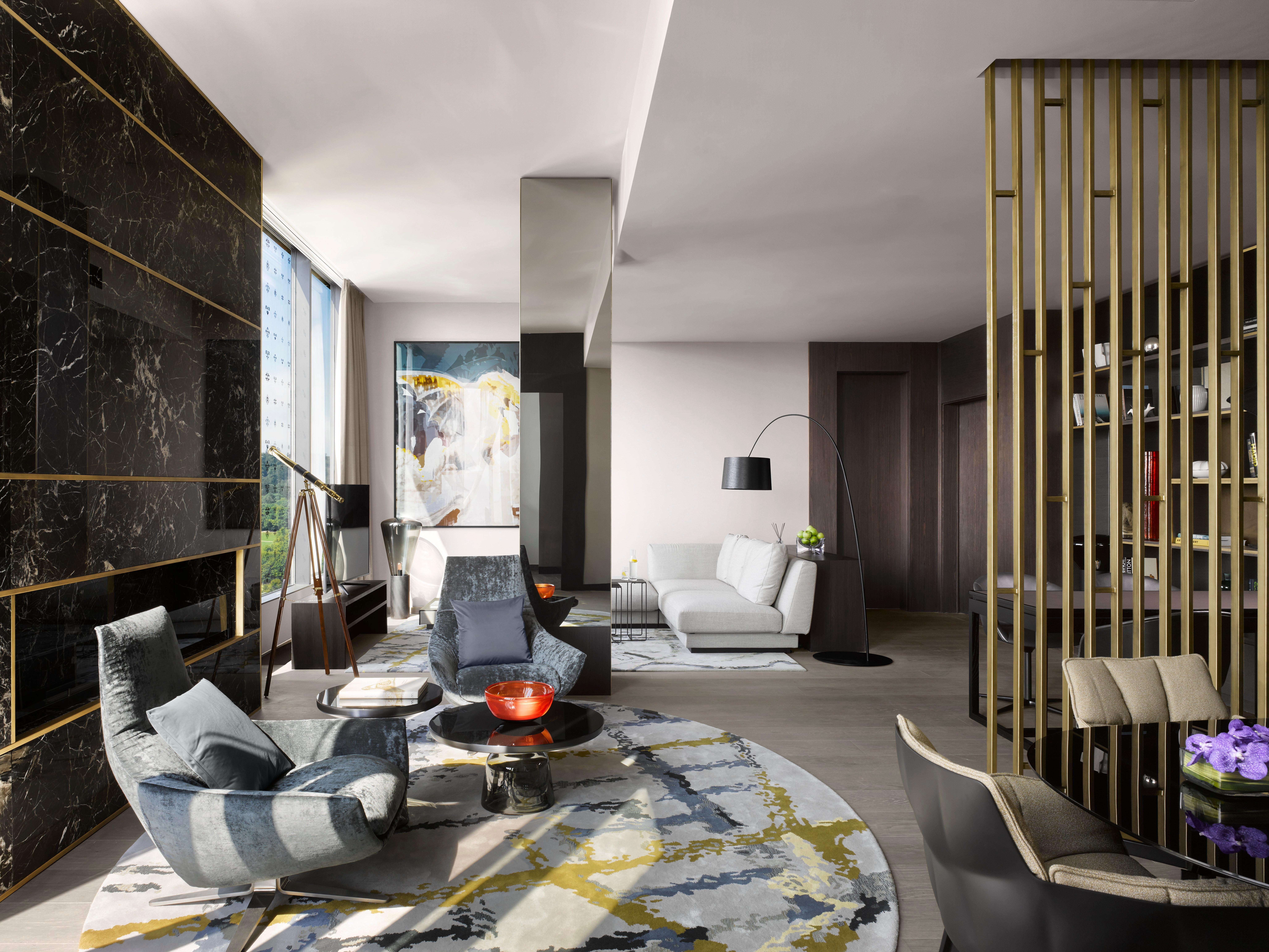 인터컨티넨탈 - 류블랴나 호텔 외부 사진 Interior of a typical apartment